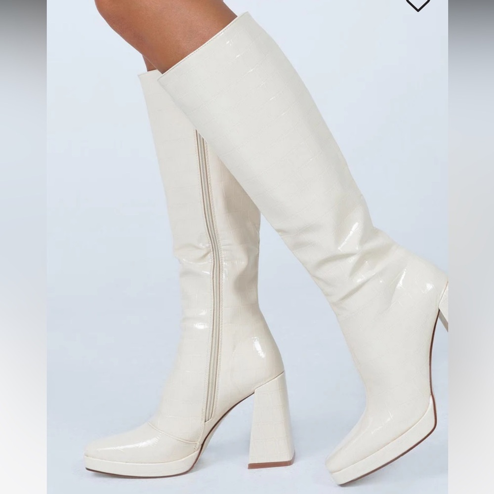 princess polly cream boots